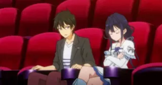 🖇 Anime, Paar, Kino, Romantik, Langeweile whatsapp sticker