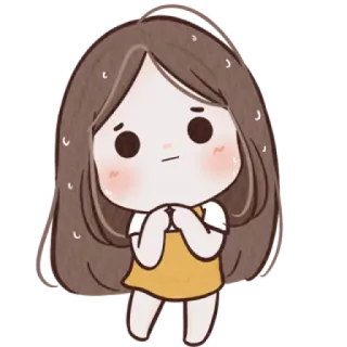 🐰 Kartun, Ilustrasi, Lucu, Perempuan, Gadis, Seni digital, Karakter telegram sticker