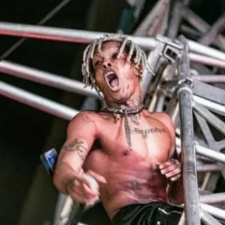 😐 XXXTentacion XXXTentacion, rappeur, musique, sang, blessure telegram sticker