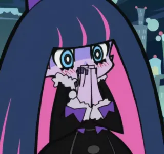 😍 Stocking Anarchy Panty & Stocking with Garterbelt Anime, Personagem, Meia, Anarquia, Desenho animado whatsapp sticker
