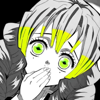 🖤 Anime, Manga, Personaggio, Ragazza, Illustrazione, Adesivo telegram sticker