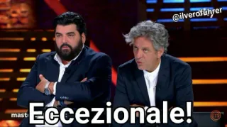 👌 Eccezionale! italiano, MasterChef, chef, comida, cozinhar, juiz telegram sticker