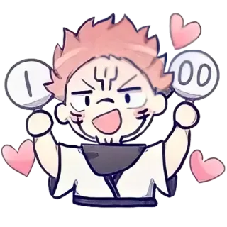 👍 1
00 Anime, Cartoon, Niedlich, Kawaii, Herzen telegram sticker