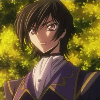 📎 Lelouch Lamperouge Code Geass Anime, Personagem, Lelouch, Code Geass telegram sticker