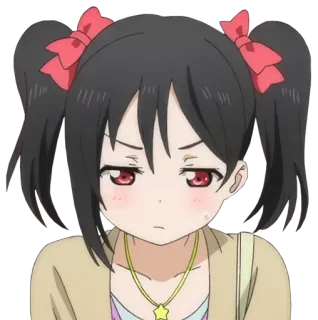 😓 Nico Yazawa Love Live! Anime, Chica, Linda, Dibujos animados, Idol, Love Live whatsapp sticker