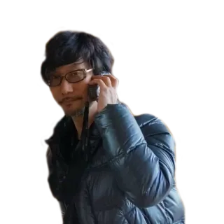 🤙 Hideo Kojima Hideo Kojima, Desenvolvedor de jogos, Designer, Videojogos, Diretor, Produtor telegram sticker