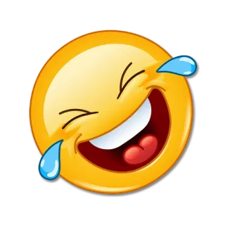 🤣 emoji, tertawa, lol, wajah, bahagia telegram sticker