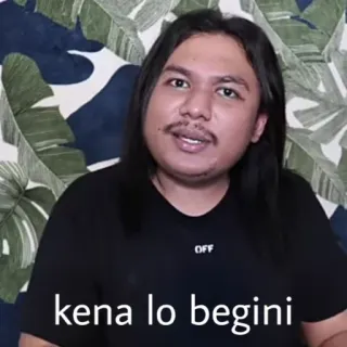 😭 kena lo begini whatsapp sticker