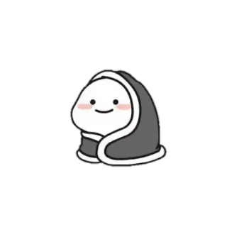 💘 cute, cartoon, kawaii, simple, blanket, chibi telegram sticker