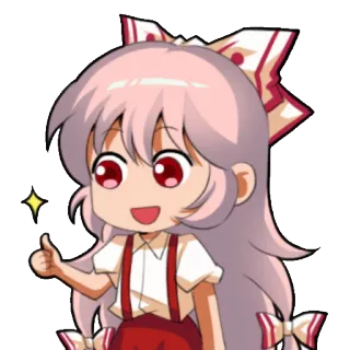 👍 Аниме, Чиби, Каваи, Большой палец вверх, Девушка, Мультфильм telegram sticker