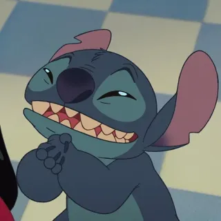 ❣️ Stitch Lilo & Stitch Obcy, Słodkie, Kreskówka, Disney, Postać telegram sticker