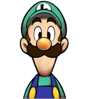 👨 Luigi Луиджи, видеоигра, Нинтендо, персонаж, мультфильм, анимация telegram sticker