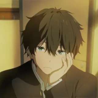 🤔 Anime, Garçon, Portrait, Animation, Manga telegram sticker
