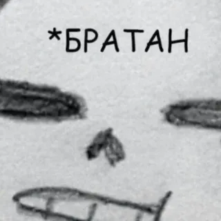 😐 *БРАТАН братан, brother, russian telegram sticker