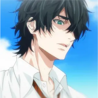 😰 Anime, Mangá, Personagem, Ilustração telegram sticker