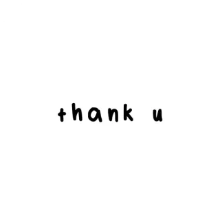 🥀 thank u grazie, gratitudine, apprezzamento, testo, positivo whatsapp sticker