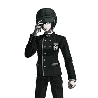 😠 Shuichi Saihara Danganronpa Аниме, Персонаж, Шуичи Саихара, Danganronpa telegram sticker