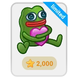🎁 Pepe the Frog limited Pepe, żaba, mem, kultura internetowa, naklejka, postać, limitowany whatsapp sticker