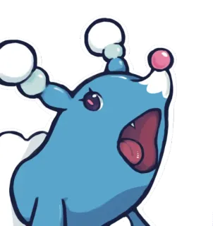 😀 Primarina Pokemon pokemon, primarina, tipo água, fofo, adesivo telegram sticker