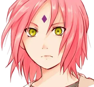 😐 Sakura Haruno Naruto anime, naruto, sakura, sakura haruno, cartoon whatsapp sticker