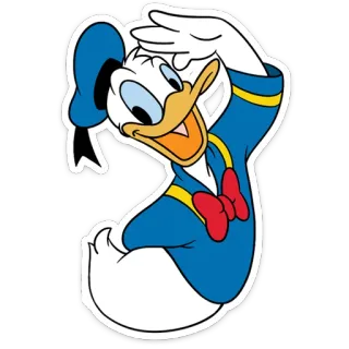 Donald Duck👉 @Stickergram whatsapp stickers