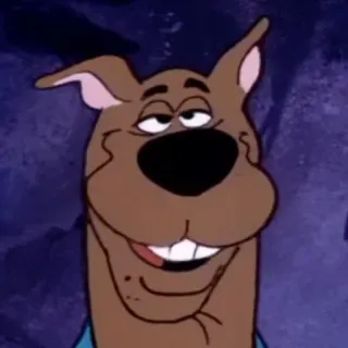 🍎 Scooby-Doo Cartone animato, Cane, Scooby-Doo, Personaggio, Animazione telegram sticker