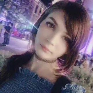 😐 femme, portrait, personne, selfie, fille telegram sticker