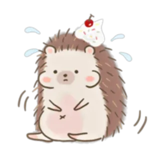 Muffin The Hedgehog (FULL) [ENG] @WSZB_Stickers telegram stickers