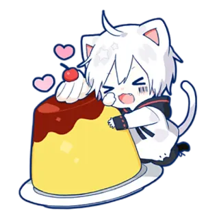 Мафу-Тян @nyasticks telegram stickers