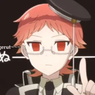 😒 gerut~~ Anime, Manga, Personage, Jongen, Bril whatsapp sticker
