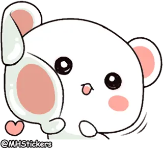 ☺️ @MHStickers 귀여운, 카와이, 곰, 스티커, 만화 telegram sticker