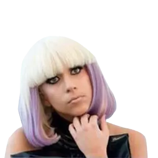 😐 Lady Gaga Lady Gaga, Cantante, Estrella pop, Celebridad, Músico telegram sticker