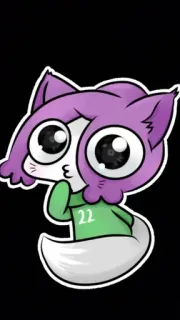 😽 22 chat, dessin animé, personnage, illustration telegram sticker