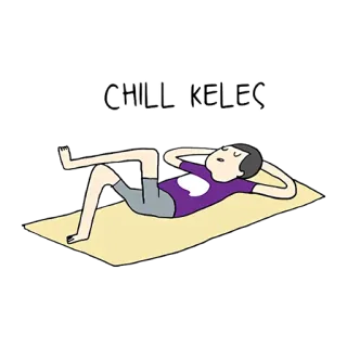 💁‍♂️ CHILL KELES chillig, Entspannung, entspannend, Person, liegend telegram sticker