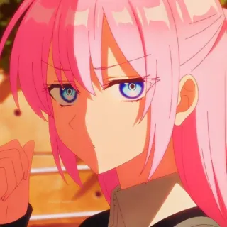Shikimori's not just a cutie // @ZoldyckStickers whatsapp stickers