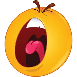 🙇 emoji, wütend, schreien, brüllen, schrei, ausdruck telegram sticker