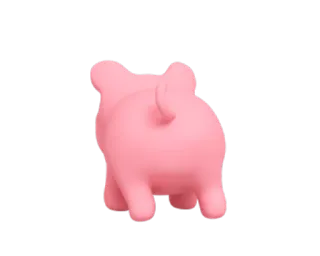 😤 dier, varken, roze, cartoon, schattig whatsapp sticker
