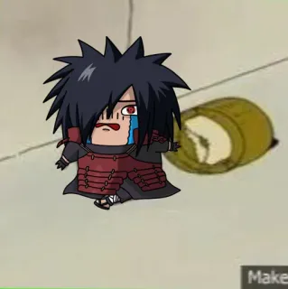 🙂 Madara Uchiha Naruto 动漫, 漫画, 火影忍者, 宇智波斑, 宇智波, 卡通, 贴纸 telegram sticker