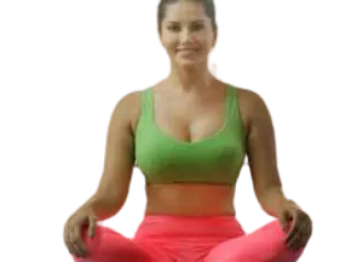 🙃 Fitness, Yoga, Frau, Übung, Sport-BH, Leggings whatsapp sticker