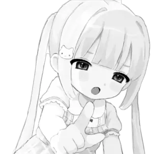 🫵 anime girl telegram sticker