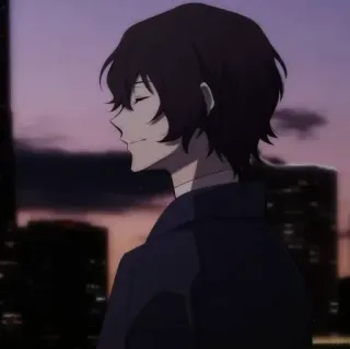 🪙 Osamu Dazai Bungou Stray Dogs Anime, Osamu Dazai, Bungou Stray Dogs, Nhân vật, Dazai, Manga telegram sticker