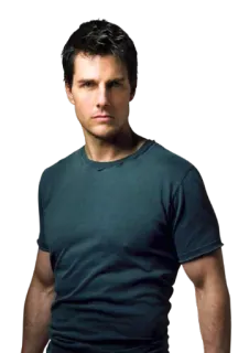 😑 Tom Cruise acteur, célébrité, homme, portrait whatsapp sticker