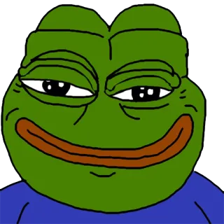 😊 Pepe the Frog Meme, Grenouille, Pepe, Meme Internet, Suffisant telegram sticker