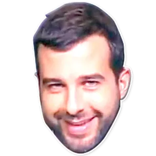 😀 Mann, Kopf, Porträt, Person, Lächeln whatsapp sticker