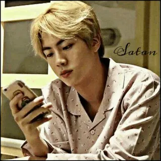 📎 Satan kpop, 撒旦, 偶像, jin telegram sticker