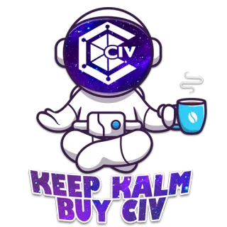 🤑 KEEP KALM BUY CIV astronaut, space, coffee, calm, buy whatsapp sticker