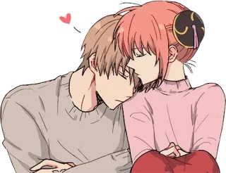 ❤️ Anime, Para, Miłość, Słodkie, Romans, Czuły telegram sticker