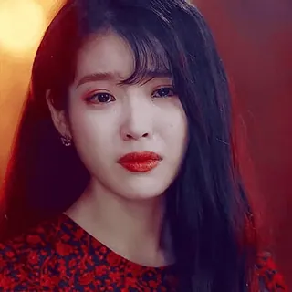 😭 IU kpop, singer, celebrity, female, asian, woman telegram sticker