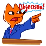 High Fox whatsapp stickers