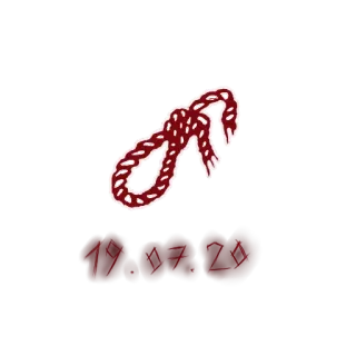💀 19.07.20 петля, смерть, насилие, веревка whatsapp sticker